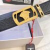 693201b63a89a121ed5507b8 Versace Automatic Buckle Belt, Custom Embossed Top-Grade Imported Leather, 3.5cm Width, Fine Grain Cowhide with Steel Hardware