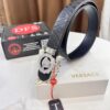 693201b73a89a121ed5507ca Versace Medusa Belt - Original Factory Order, Italian Imported Top Grain Calfskin, 3.8cm Width, Authentic NXP RFID Tag