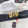 693201b93a89a121ed5507db Versace Belt, New Style, Genuine Top-Layer Cowhide with Medusa Embossing, Fashionable Streetwear Design, Soft Leather Texture, Precision Stainless Steel Hardware, 3.8cm Width
