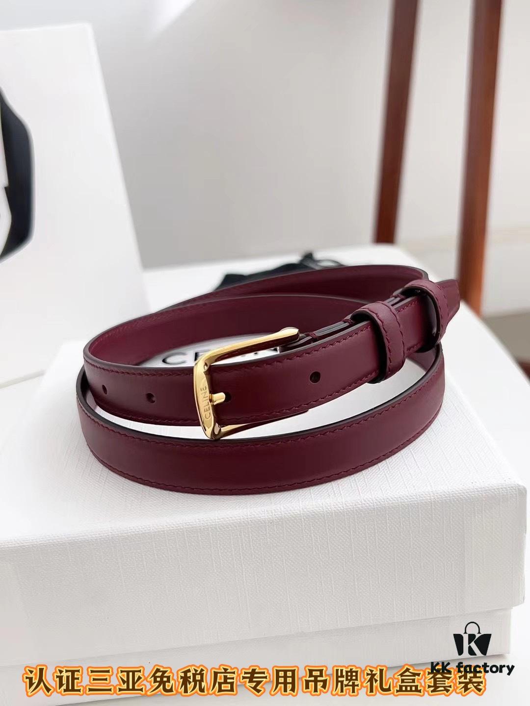 Sanya Tax-Free Genuine Latest Packaging Gift Box: Celine Original Batch Goods, 1.8cm Width