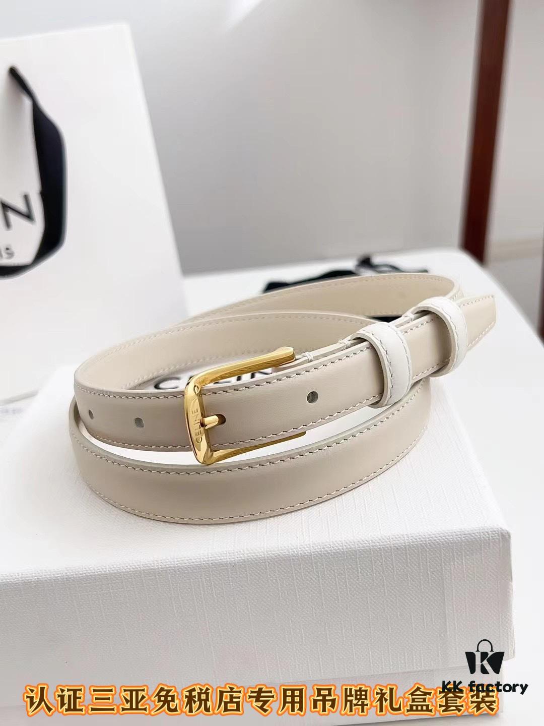 Sanya Tax-Free Genuine Latest Packaging Gift Box: Celine Original Batch Goods, Width 1.8cm