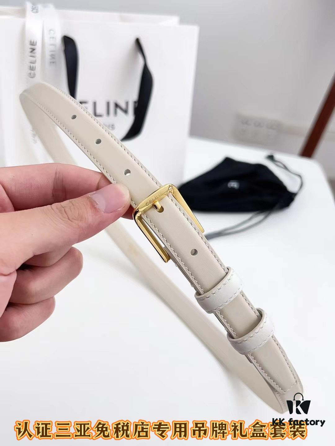 Sanya Tax-Free Genuine Latest Packaging Gift Box: Celine Original Batch Goods, Width 1.8cm