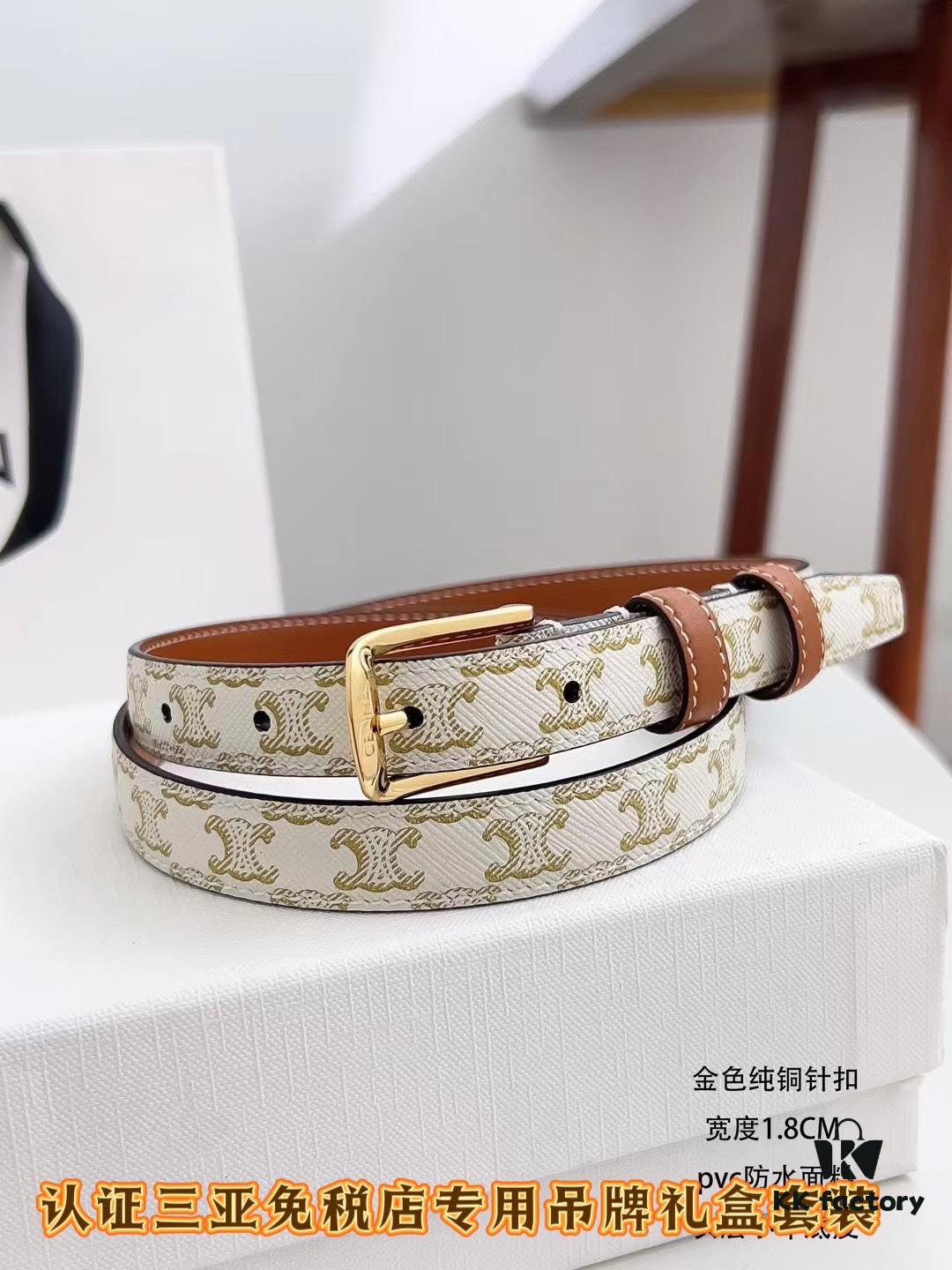 693201c13a89a121ed55081e Sanya Tax-Free Genuine Latest Packaging Gift Box: Celine Original Batch Item, 1.8cm Width