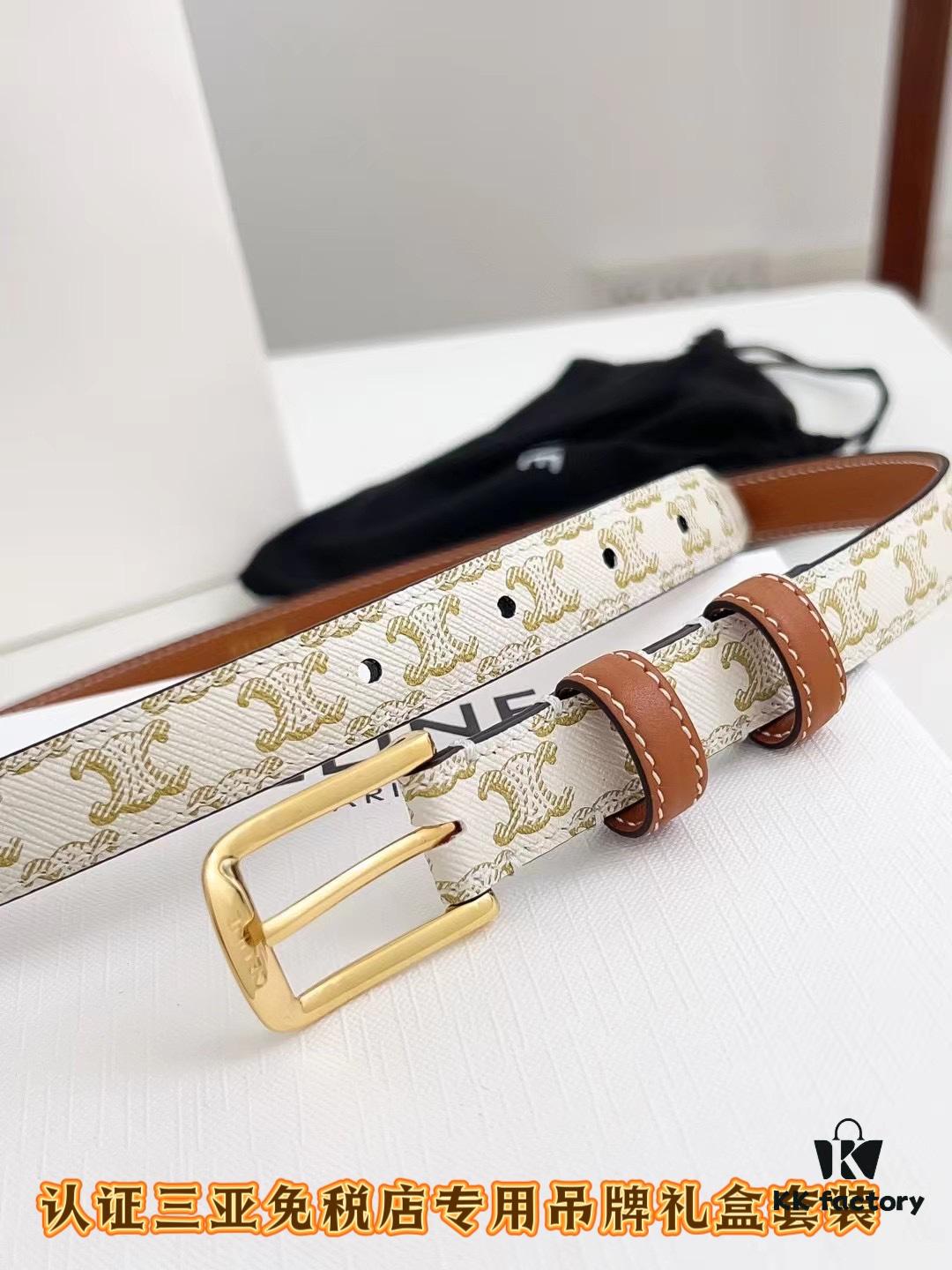 693201c13a89a121ed550821 Sanya Tax-Free Genuine Latest Packaging Gift Box: Celine Original Batch Item, 1.8cm Width