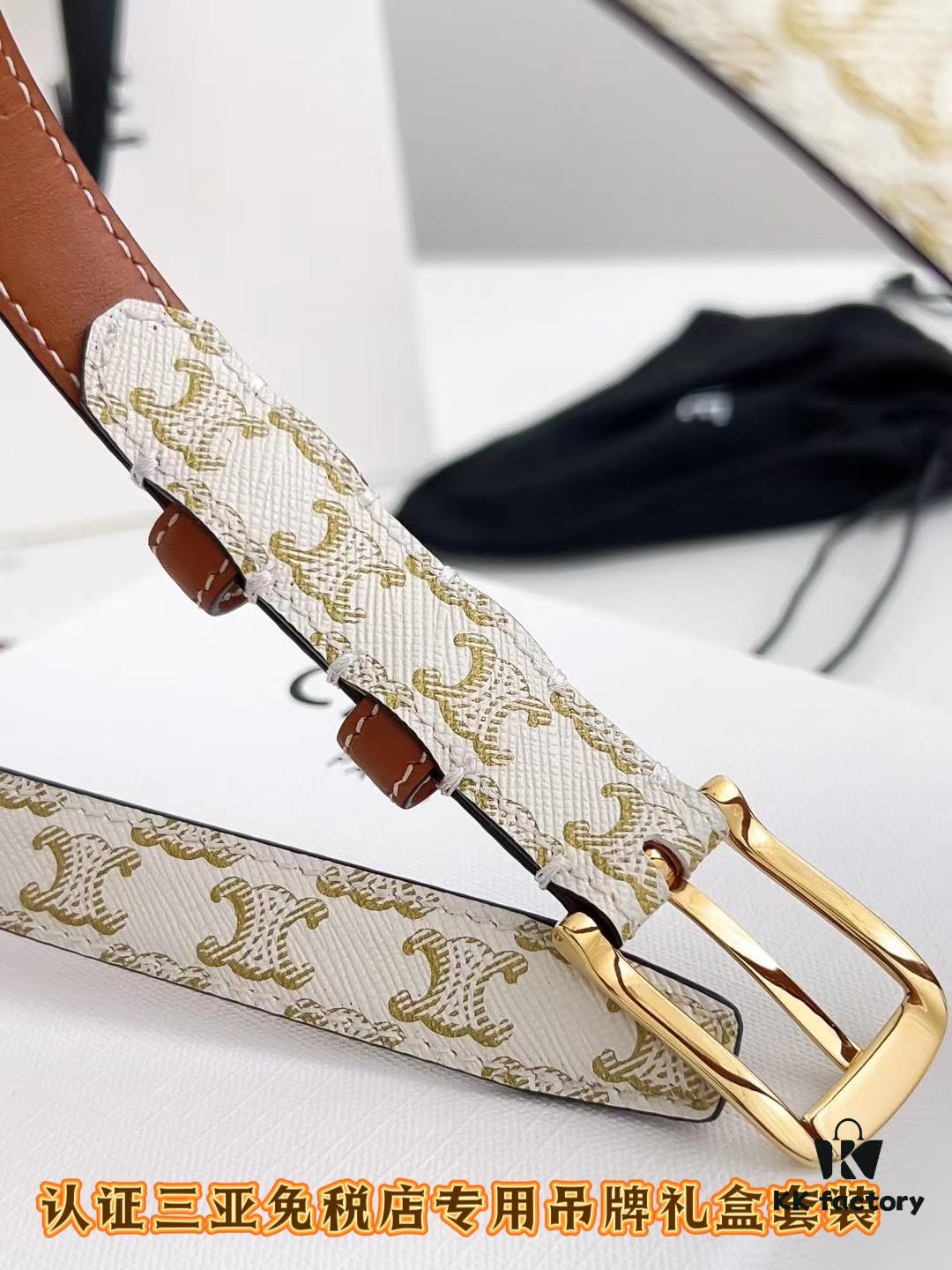 693201c13a89a121ed550822 Sanya Tax-Free Genuine Latest Packaging Gift Box: Celine Original Batch Item, 1.8cm Width