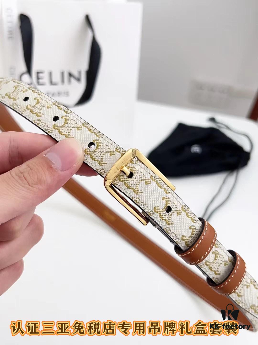 693201c13a89a121ed550823 Sanya Tax-Free Genuine Latest Packaging Gift Box: Celine Original Batch Item, 1.8cm Width