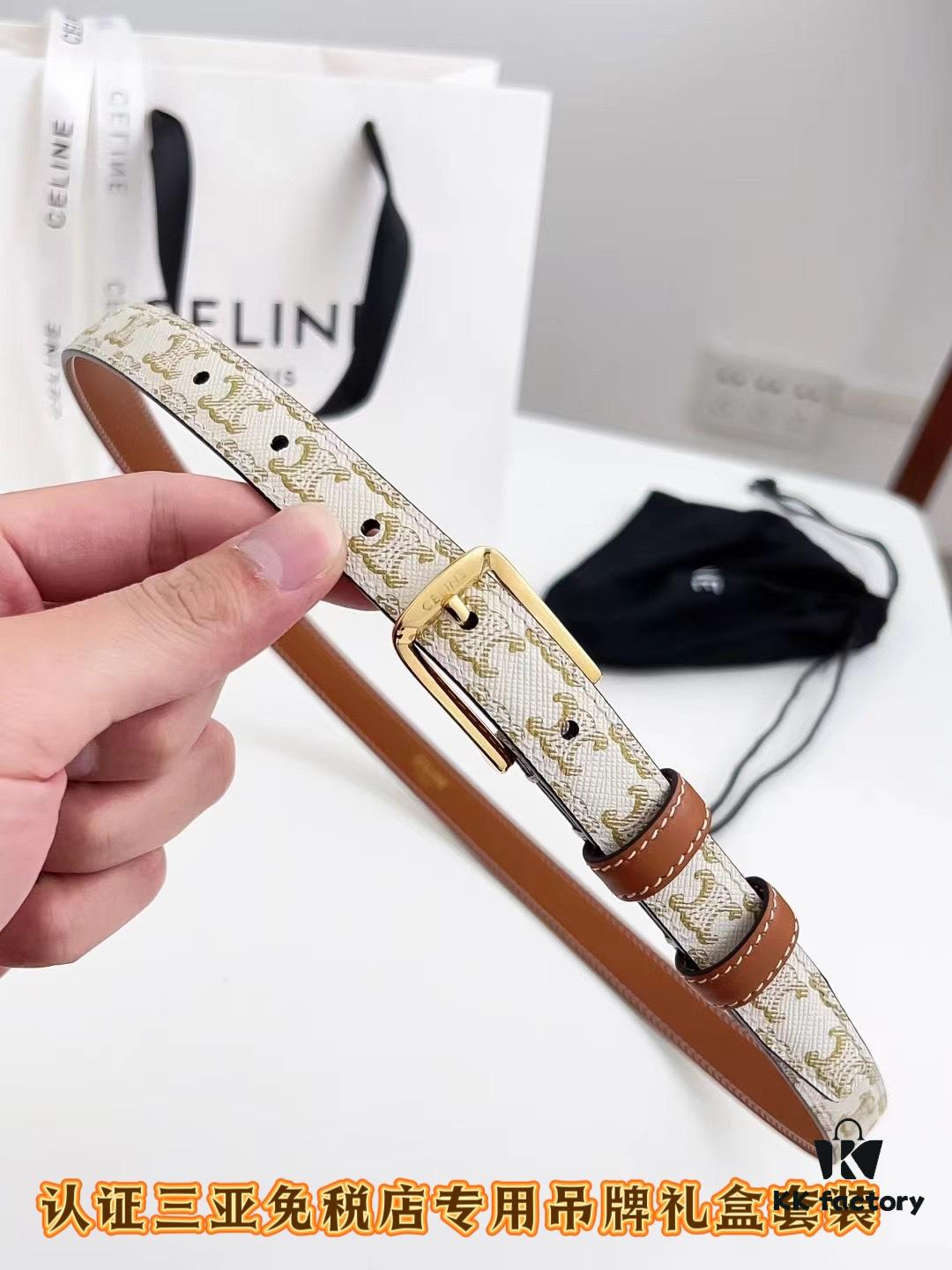 693201c13a89a121ed550824 Sanya Tax-Free Genuine Latest Packaging Gift Box: Celine Original Batch Item, 1.8cm Width