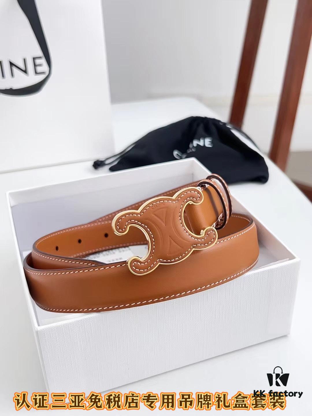 693201c23a89a121ed550831 Sanya Duty-Free Genuine Latest Packaging Gift Box: Celine Original Batch Goods, 2.4cm Width