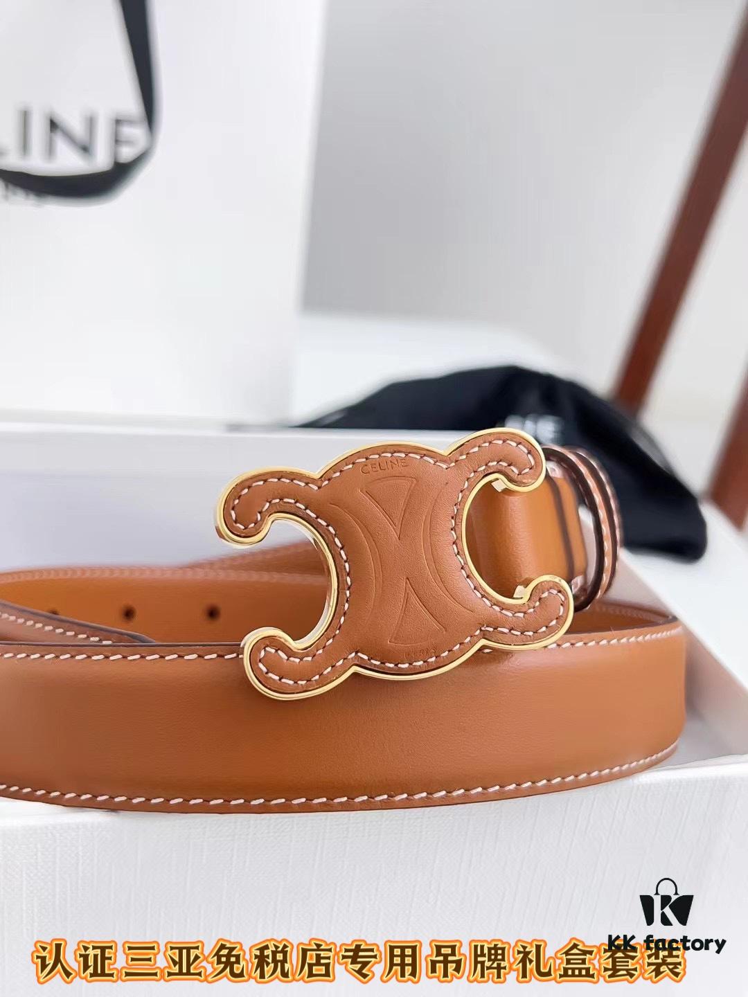 693201c23a89a121ed550832 Sanya Duty-Free Genuine Latest Packaging Gift Box: Celine Original Batch Goods, 2.4cm Width