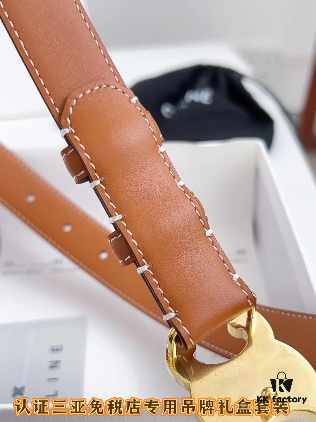 693201c33a89a121ed550834 Sanya Duty-Free Genuine Latest Packaging Gift Box: Celine Original Batch Goods, 2.4cm Width