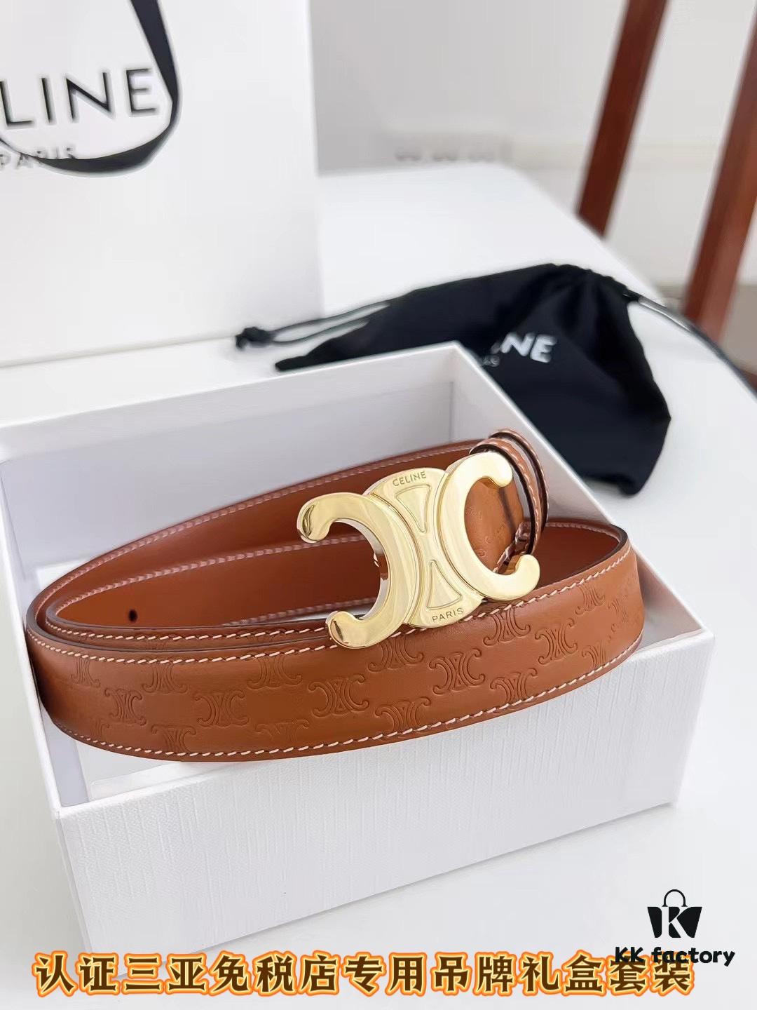 693201c43a89a121ed550843 Sanya Tax-Free Genuine Latest Packaging Gift Box: Celine Original Batch Goods, 2.4cm Width