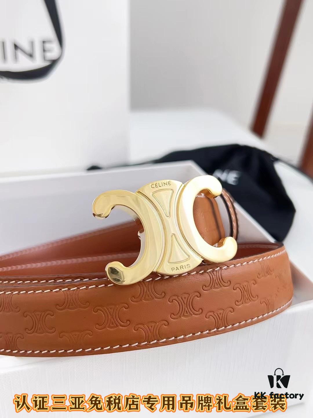 693201c43a89a121ed550844 Sanya Tax-Free Genuine Latest Packaging Gift Box: Celine Original Batch Goods, 2.4cm Width