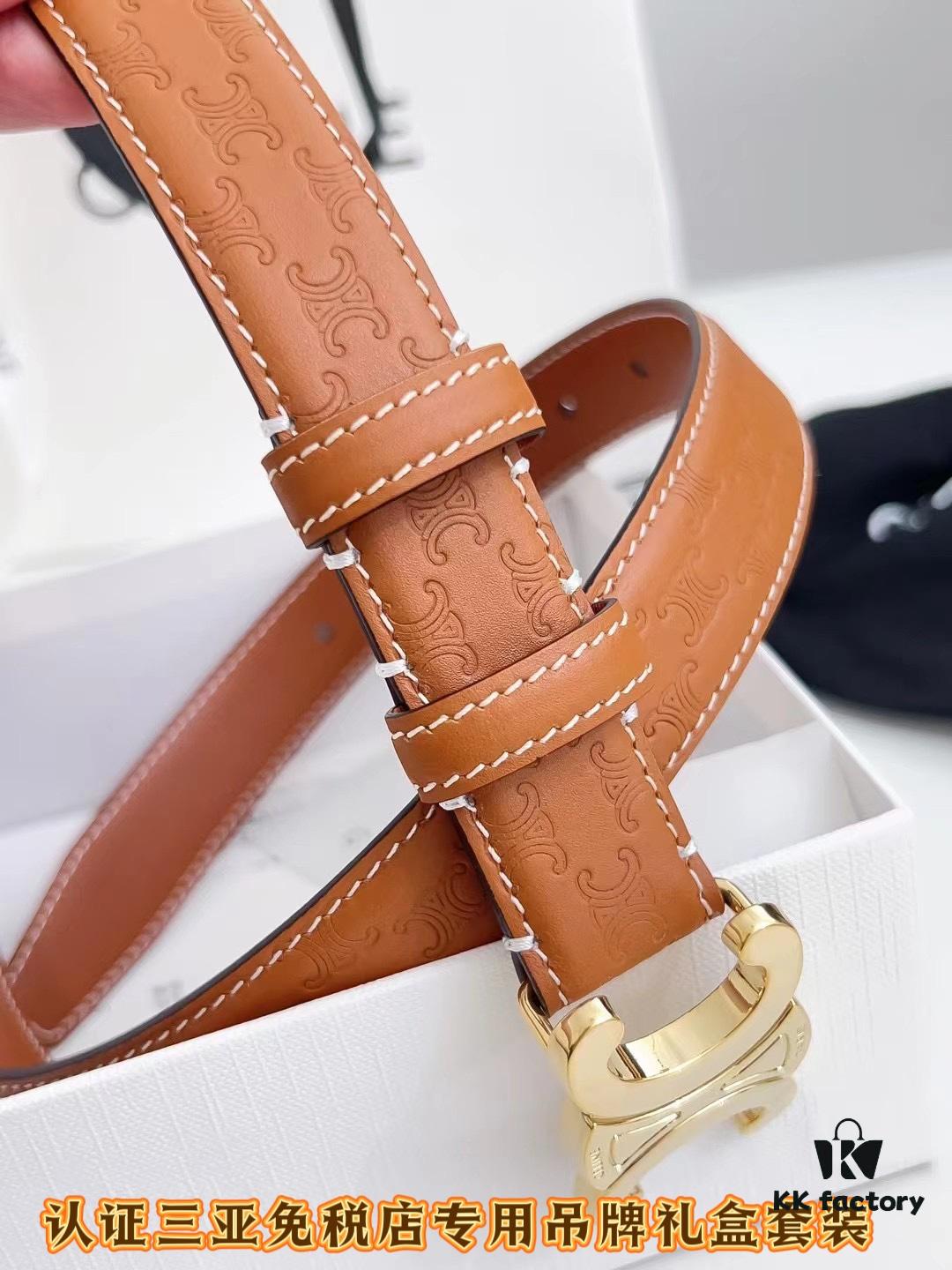 693201c43a89a121ed550845 Sanya Tax-Free Genuine Latest Packaging Gift Box: Celine Original Batch Goods, 2.4cm Width