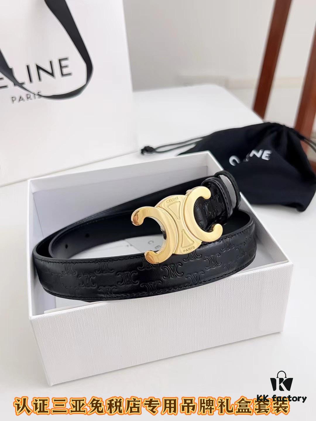 693201c43a89a121ed55084c Sanya Tax-Free Genuine Latest Packaging Gift Box: Celine Original Batch Goods, 2.4cm Width