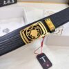 693201c53a89a121ed550855 Versace Automatic Buckle Belt, Custom Embossed Top-Grade Imported Leather, Fine Calfskin, 3.5cm Width, Premium Business Formal Belt