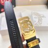693201c53a89a121ed550856 Versace Automatic Buckle Belt, Custom Embossed Top-Grade Imported Leather, Fine Calfskin, 3.5cm Width, Premium Business Formal Belt