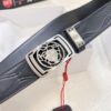 693201c63a89a121ed55085c Versace Automatic Buckle Belt, Premium Cowhide with Medusa Embossing, 3.5cm Width, Top-Quality Business Formal Accessory