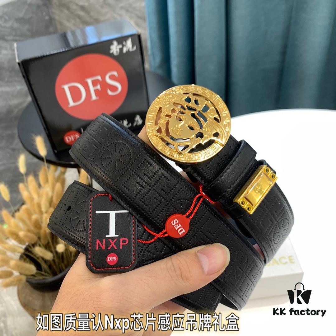 693201c73a89a121ed55086b Mephisto Belt - Original Factory Direct, Hong Kong Tax-Free Gift Box, Versace Style New Authentic Hardware, Italian Imported Top Grain Calfskin Leather, 3.8cm Width
