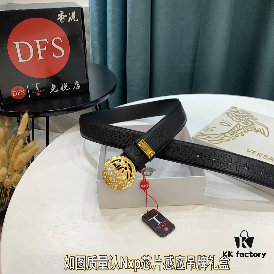 693201c73a89a121ed55086e Mephisto Belt - Original Factory Direct, Hong Kong Tax-Free Gift Box, Versace Style New Authentic Hardware, Italian Imported Top Grain Calfskin Leather, 3.8cm Width