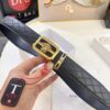 693201c83a89a121ed550877 Versace Automatic Buckle Belt, Premium Cowhide with Medusa Embossing, 3.5cm Width, Top-Quality Business Formal Accessory