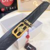693201c83a89a121ed550878 Versace Automatic Buckle Belt, Premium Cowhide with Medusa Embossing, 3.5cm Width, Top-Quality Business Formal Accessory