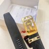 693201c83a89a121ed550879 Versace Automatic Buckle Belt, Premium Cowhide with Medusa Embossing, 3.5cm Width, Top-Quality Business Formal Accessory