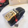 693201c83a89a121ed55087a Versace Automatic Buckle Belt, Premium Cowhide with Medusa Embossing, 3.5cm Width, Top-Quality Business Formal Accessory