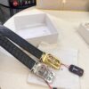 693201c83a89a121ed55087d Versace Automatic Buckle Belt, Premium Cowhide with Medusa Embossing, 3.5cm Width, Top-Quality Business Formal Accessory