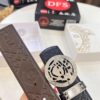 693201c93a89a121ed550880 Versace Belt, New Style, Top-Quality Embossed Full-Grain Calfskin with Double-Sided Usage, Fashion Luxury Brand, 3.8cm Width