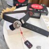 693201c93a89a121ed550883 Versace Belt, New Style, Top-Quality Embossed Full-Grain Calfskin with Double-Sided Usage, Fashion Luxury Brand, 3.8cm Width