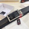 693201ca3a89a121ed550895 Versace Belt for Men, Genuine Imported Calfskin Leather, Slim 3.5cm Width, Top-Quality Business Formal Belt with Medusa Head Buckle