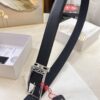 693201ca3a89a121ed550898 Versace Belt for Men, Genuine Imported Calfskin Leather, Slim 3.5cm Width, Top-Quality Business Formal Belt with Medusa Head Buckle