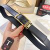 693201cb3a89a121ed55089b Versace Belt for Men, Genuine Top-Grade Cowhide Leather, Slim 3.5cm Width, Soft Feel with Medusa Buckle, Imported Full-Grain Calfskin, Precision Stitching, Premium Business Formal Accessory
