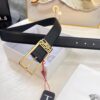 693201cb3a89a121ed5508a0 Versace Belt for Men, Genuine Top-Grade Cowhide Leather, Slim 3.5cm Width, Soft Feel with Medusa Buckle, Imported Full-Grain Calfskin, Precision Stitching, Premium Business Formal Accessory
