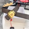 Versace Belt, New Style, Top-Quality First-Layer Cowhide with Medusa Embossing, Fashionable Soft Leather, Reversible Design, Stainless Steel Hardware, 3.8cm Width