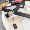 693201cd3a89a121ed5508ae Versace Belt, New Style, Top-Quality Full-Grain Calfskin with Medusa Embossing, Fashionable Design, Soft Leather Feel, Reversible Use, Stainless Steel Hardware, 3.8cm Width
