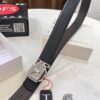 693201cd3a89a121ed5508af Versace Belt, New Style, Top-Quality Full-Grain Calfskin with Medusa Embossing, Fashionable Design, Soft Leather Feel, Reversible Use, Stainless Steel Hardware, 3.8cm Width