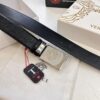 693201cf3a89a121ed5508b2 Versace Belt, Genuine Italian Top-Grain Calfskin, Hong Kong Tax-Free Gift Box, Original Factory Direct, Magnetic Buckle with NXP Anti-Counterfeit Chip