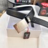 693201cf3a89a121ed5508b4 Versace Belt, Genuine Italian Top-Grain Calfskin, Hong Kong Tax-Free Gift Box, Original Factory Direct, Magnetic Buckle with NXP Anti-Counterfeit Chip