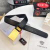 693201cf3a89a121ed5508bc Versace Belt, Genuine Italian Top Grain Calfskin, 3.8cm Width, Original Factory Direct, Hong Kong Tax-Free Gift Box, Authentic NXP RFID Tag