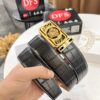 693201d13a89a121ed5508ce Versace Belt, New Arrival, Top-Quality Genuine Leather with Medusa Head Embossing, Fashion Luxury Brand, Soft Full-Grain Cowhide, Stainless Steel Hardware, 3.8cm Width