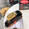 693201d13a89a121ed5508d0 Versace Belt, New Arrival, Top-Quality Genuine Leather with Medusa Head Embossing, Fashion Luxury Brand, Soft Full-Grain Cowhide, Stainless Steel Hardware, 3.8cm Width