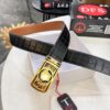693201d13a89a121ed5508d1 Versace Belt, New Arrival, Top-Quality Genuine Leather with Medusa Head Embossing, Fashion Luxury Brand, Soft Full-Grain Cowhide, Stainless Steel Hardware, 3.8cm Width