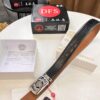 693201d13a89a121ed5508d7 Versace Belt, New Arrival, Top Quality Genuine Leather with Medusa Head Embossing, Fashion Luxury Brand Belt for Men