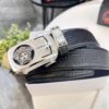 693201d23a89a121ed5508e4 Versace Automatic Buckle Belt, Custom Embossed Top Grain Imported Leather with Fine Calfskin, 3.5cm Width