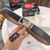 693201d33a89a121ed5508e8 Versace Belt, New Arrival, Top-Quality Genuine Leather with Medusa Head Embossing, Soft Touch, Stainless Steel Hardware, Fashionable Streetwear Style, 3.8cm Width