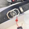693201d43a89a121ed5508fe Versace Belt 2023 New Arrival Genuine Top Grain Calfskin Leather Belt with Medusa Head Embossing, Fashion Luxury Brand Men's Waistband, Soft Leather Feel, Stainless Steel Hardware, 3.8cm Width