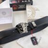 693201d53a89a121ed550906 Versace Genuine Crocodile-Textured Calfskin Belt – Original Factory Direct, Authentic NFC Chip Verified via Official Website