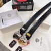 693201d53a89a121ed55090b Versace Genuine Crocodile-Textured Calfskin Belt – Original Factory Direct, Authentic NFC Chip Verified via Official Website