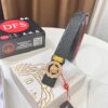 693201f83a89a121ed550943 Versace Medusa Belt - Original Factory Direct, Italian Imported Top Grain Calfskin, Wine Red Plain Texture, 3.8cm Width